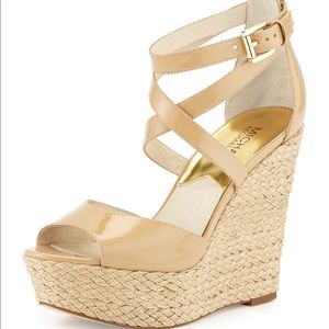 Michael Kors Wedge Sandals Size 9